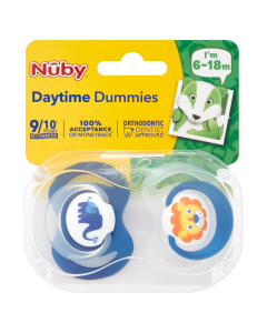 Nuby - 2 Uber Dummy Day (6-18M)