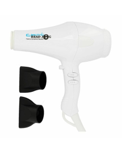 Hairtools 白色电动头慢跑纳米陶瓷吹风机