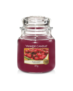 Yankee Candle 扬基 香氛蜡烛黑樱桃中号 411g