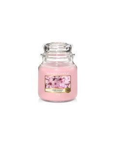 Yankee Candle 扬基 香氛蜡烛樱花中号  411g