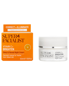 Super Facialist - Vitamin C  Brighten Sleep and Reveal Night Cream (50ml)