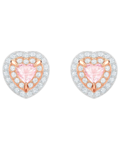 Swarovski施华洛世奇  One耳钉 - 彩色设计/镀玫瑰金色