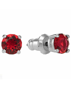 Swarovski施华洛世奇  Attract耳钉 - 红色镀铑