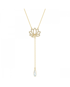 Swarovski施华洛世奇  Symbolic Lotus项链 - 白色,/镀金色调