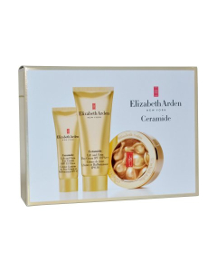 ElizabethArden伊丽莎白雅顿  金致三件套套装 - 金致胶囊精华液7粒+金致眼部胶囊精华液SPF15 - 5ml+金致日霜SPF30 - 15ml