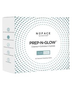 NuFACE Prep-N-Glow 清洁去角质洁面巾 -  20Pack