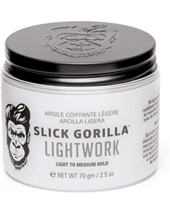 Slick Gorilla 猩猩 男士头发定型浅灰色发蜡 (70g) 