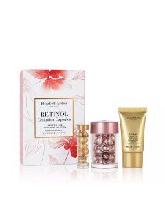 Elizabeth Arden 伊丽莎白雅顿 时空焕活视黄醇神经酰胺礼盒套装 （粉胶30粒+金胶7粒+补水保湿金致晚霜15g）