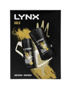 Lynx 男士金色组合礼品套装