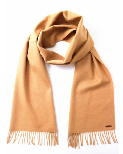 Hortons England 奥斯卡 羊毛围巾 驼色 Hortons England 100% Lambswool 'Oscar' Scarf - Camel