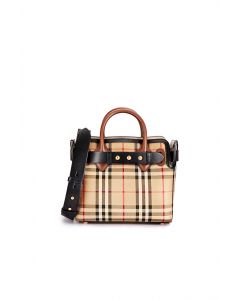 Burberry博柏利  The Belt Vintage格纹三粒铆钉贝尔特包 - 小号