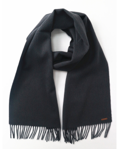 Hortons England 奥斯卡 羊毛围巾 炭灰色 Hortons England 100% Lambswool 'Oscar' Scarf - Charcoal