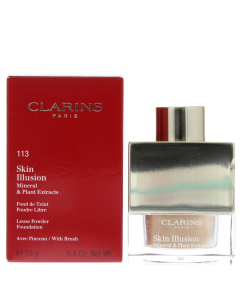 Clarins - Skin Illusion Mineral & Plant Extracts Powder Foundation #113 Chestnut