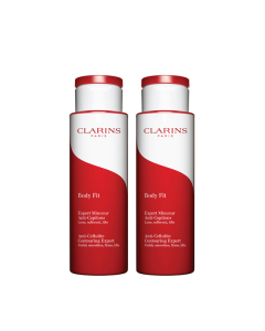 Clarins娇韵诗红魔晶纤体精华乳提拉紧致保湿大红瓶200ml x 2