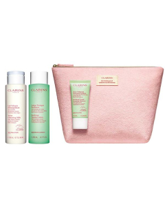 Clarins 娇韵诗 适合油性肤质清洁护肤三件套装
