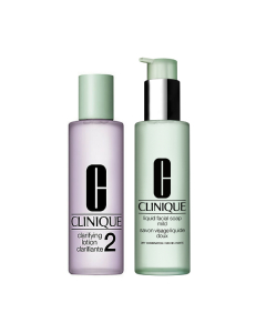 Clinique 倩碧明肌净透水2号 & 液体洁面皂组合装