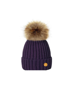 Hortons England  毛球帽 紫色 Hortons England Meribel PomPom Hat - Purple