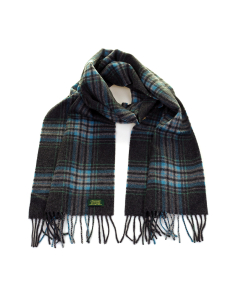  Glencroft  英伦 高级 100%羊毛 羊绒  灰色蓝色 格子 围巾 Glencroft 100% Cashmere Premium Scarf - Yorkshire Dales (Grey/Blue)