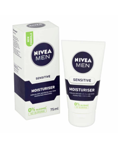 Nivea Men - Sensitive Face Moisturiser With 0% Alcohol (75ml)