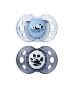 Tommee Tippee - Anytime Soothers 18-36mths Blue/Grey (2pk) 