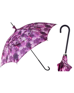 Pasotti 葩莎帝 紫花伞面 复古手柄 晴雨伞