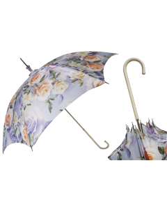 Pasotti 葩莎帝 鲜花伞面 复古手柄 晴雨伞