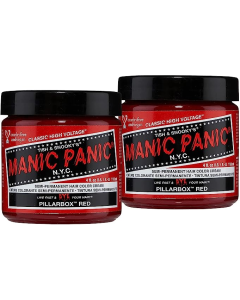ManicPanic mp纯植物染发膏-元气红Pillarbox Red (118ml x 2)