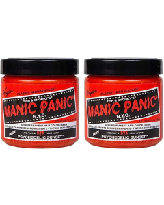ManicPanic mp纯植物染发膏-脏橘色 Psychedelic Sunset (118ml x 2)
