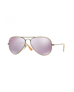 雷朋 飞行员系列 炫彩镜片 丁香紫 太阳镜 Ray-Ban Aviator Sunglasses with Lilac Lenses - Gold/Lilac RB3025 167/4K 55-14