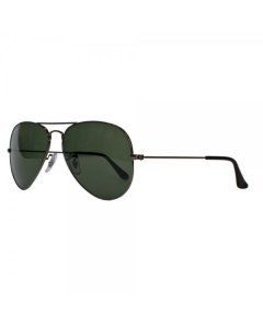 Ray-Ban Aviator Sunglasses - Black, Medium Lenses