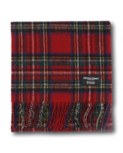 Gretna Green 100%羊毛围巾 - Royal Stewart Tartan