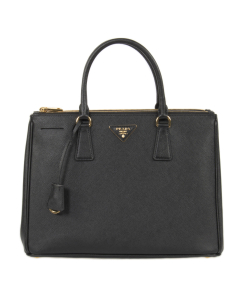 普拉达 Prada Galleria Saffiano Lux Leather Bag 手袋 - Black