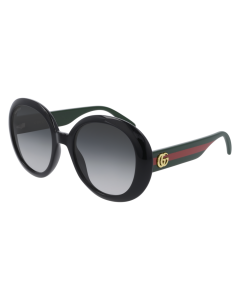 Gucci 古驰 女士太阳镜Black/Green/Grey GG0712S 001