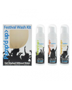 Pump'd Up - Festival Wash Kit 3 Pieces Gift Set