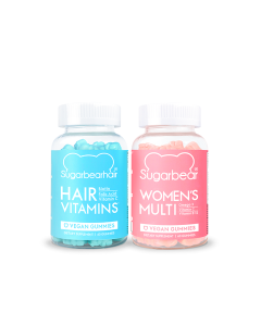 Sugar Bear Hair 女性复合维生素和护发维生素（内含：女性复合维生素60粒+护发维生素60粒）