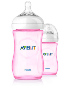 Philips Avent  飞利浦新安怡粉色奶瓶 - 260毫升