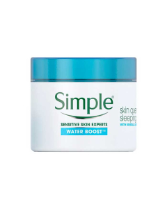 Simple - Water Boost Skin Quench Sleeping Cream Moisturiser (50ml)