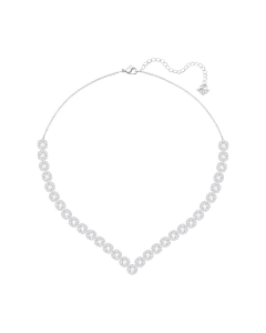 Swarovski 施华洛世奇 天使方形项链 - White/Rhodium Plating