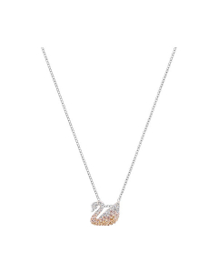 Swarovski施华洛世奇  天鹅系列彩色设计小码银色玫瑰金色链坠