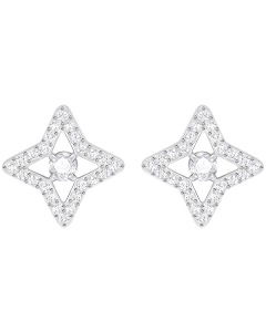 Swarovski 施华洛世奇跳动的心系列星星女士银色耳环