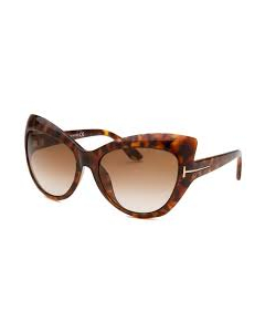 Tom Ford 'Bardot' Sunglasses in Havana Print