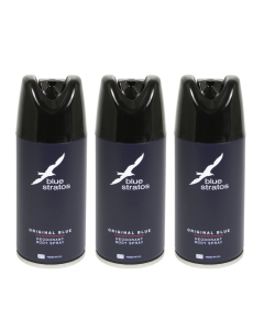 Blue Stratos 蔚蓝香氛 身体喷雾三瓶装  (3 x 150ml)