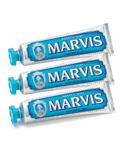 Marvis玛尔斯 蓝色海洋薄荷味牙膏 - 3*85ml