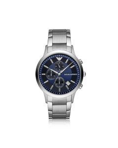 Emporio Armani 阿玛尼 休闲商务蓝色防水石英手表 AR11164 