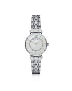 EmporioArmani 阿玛尼 满天星简约钢带星空摩天轮石英腕表 AR1908