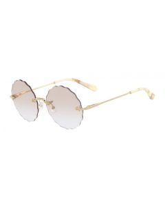 Chloé 蔻依 Yellow Gold 女士圆形太阳镜 CE2147