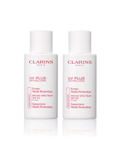 Clarins 娇韵诗 轻透防晒乳套装自然色SPF50 2x50ml