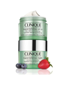 Clinique 倩碧 Superdefense™ 保湿晚霜套装 2 x 50ml