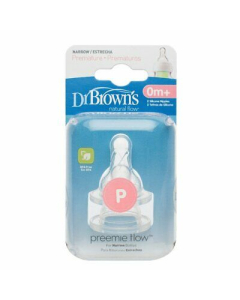 Dr Brown -爱宝选 早产儿专用奶嘴 0-3个月 Preemie Teats (2 Pack)