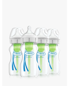 Dr Brown 布朗博士宽口径防胀气PP奶瓶 270ml (4 Pack)